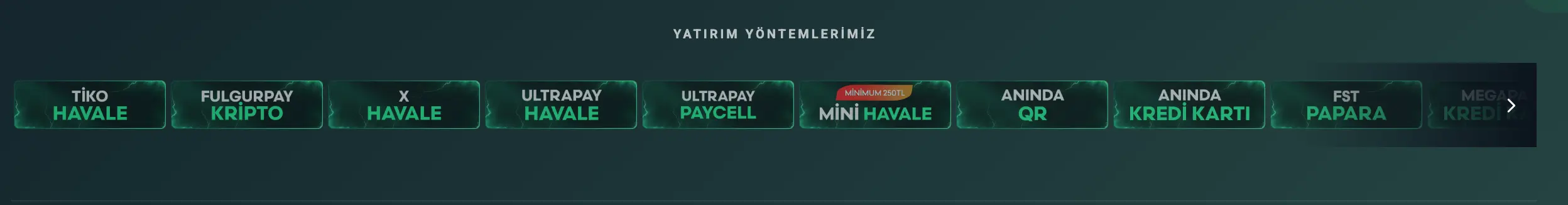 Betlivo para yatırma yöntemleri ve limitleri ekran görüntüsü